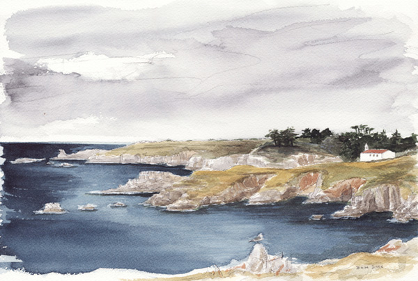 Aquarelle de Bretagne